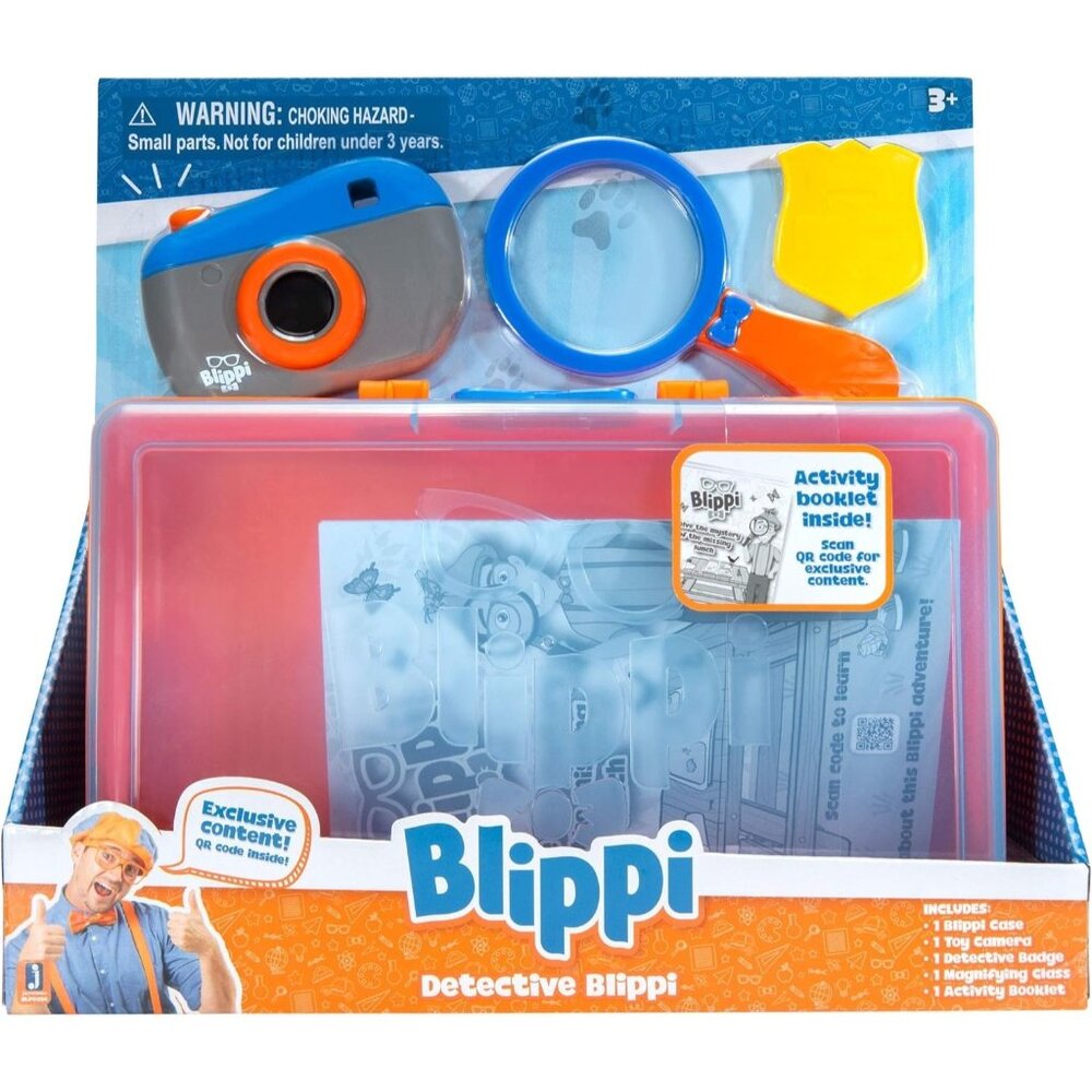 Blippi Detective Roleplay Set Starter Pack Toy - Badge Camera & More